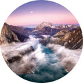 Circular Over the Mountains Mural