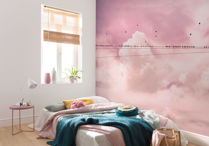 Cloud Wire - Custom Sized Wallpaper Mural (per m2)
