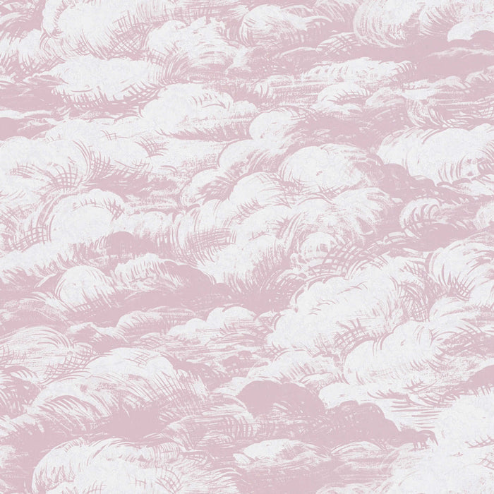 Cloudy Cloud Wallpaper - Pink