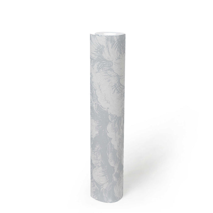 Cloudy Cloud Wallpaper - White