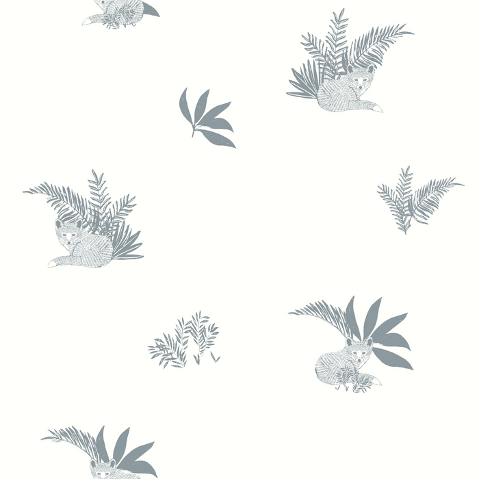 Contempler Fox Wallpaper - White