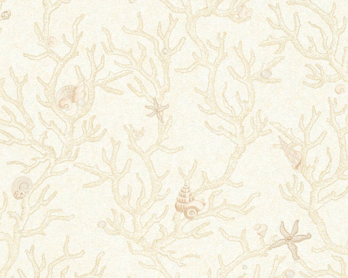 Versace Coral Branches Wallpaper - Cream - Discontinuing