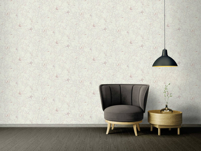 Versace Coral Branches Wallpaper - Grey - Discontinuing