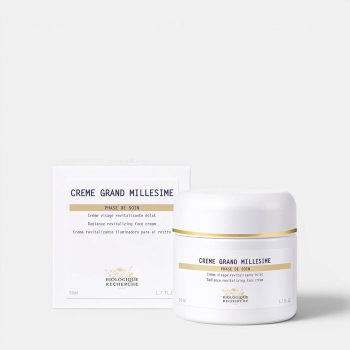 Shop Rescue Spa Biologique Recherche Creme Grand Millesime revitalizing face cream jar and box packaging