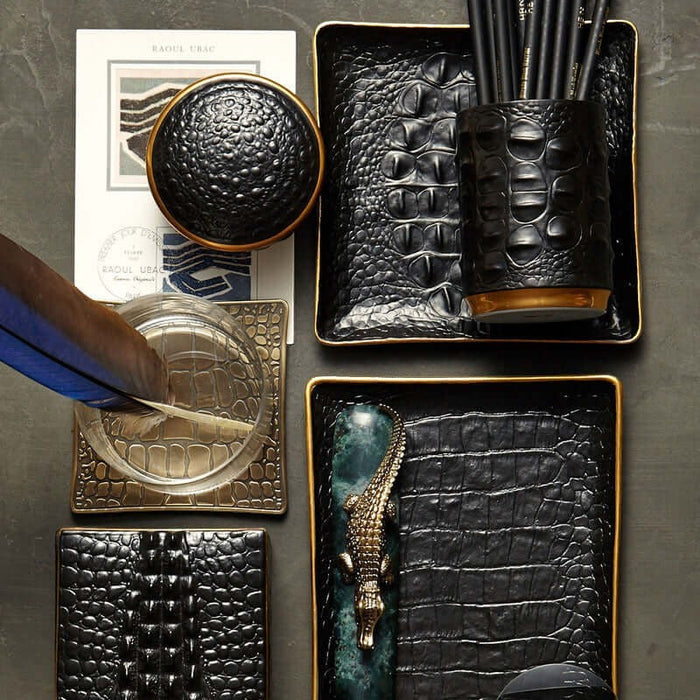 Crocodile Square Tray