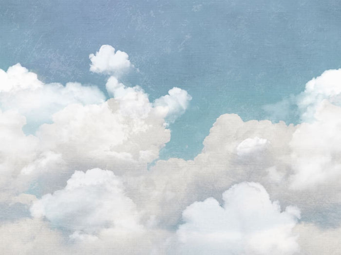 Cuddle Clouds - Custom Sized Wallpaper Mural (per m2)
