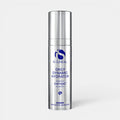 IS Clinical daily dynamic hydrator positioned upright in a cylindrical bottle with a reflection on the bottom. Formula to prevent aging and defend environmental stressors.