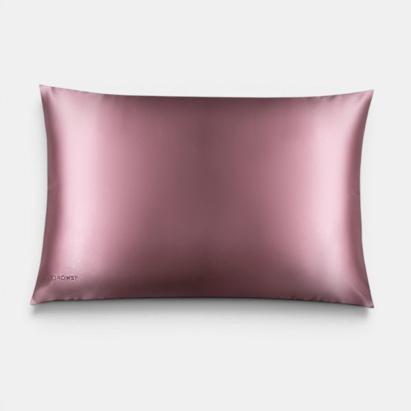 Damask Rose Queen-Sized Silk Pillowcase