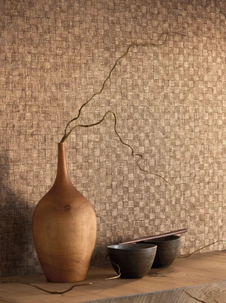Damier Vinyl Big Wallpaper - Lighter Natural