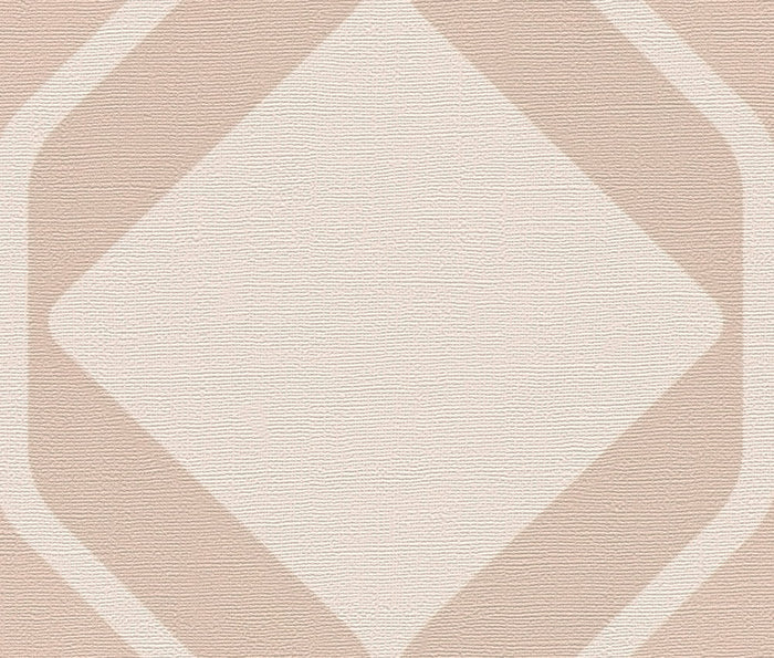 Deco Retro Wallpaper - Beige