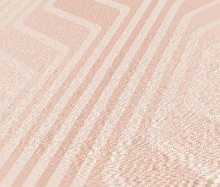 Deco Retro Wallpaper - Beige