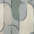 Decovale Ovals  - Grey - Custom Sized Wallpaper Mural (per m2)
