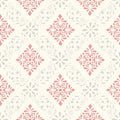 Dellen Wallpaper - Red/Grey