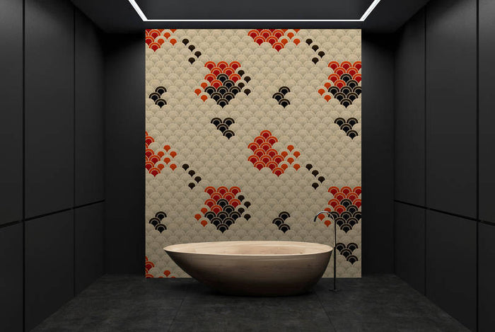 Digital Koi  - Koi 2 - Custom Sized Wallpaper Mural (per m2)