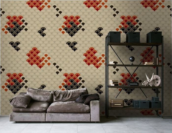 Digital Koi  - Koi 2 - Custom Sized Wallpaper Mural (per m2)