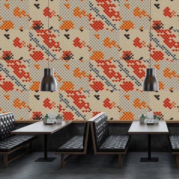 Digital Koi  - Koi 3 - Custom Sized Wallpaper Mural (per m2)