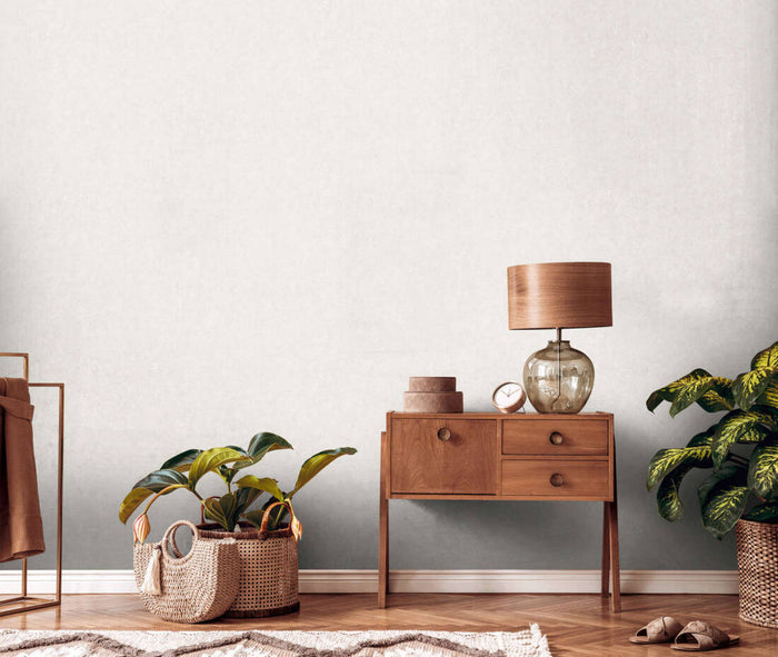 Distressed Plains Vinyl Wallpaper - Cream - Discontinuing