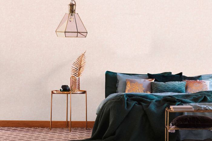 Distressed Plains Vinyl Wallpaper  - Pink - Discontinuing