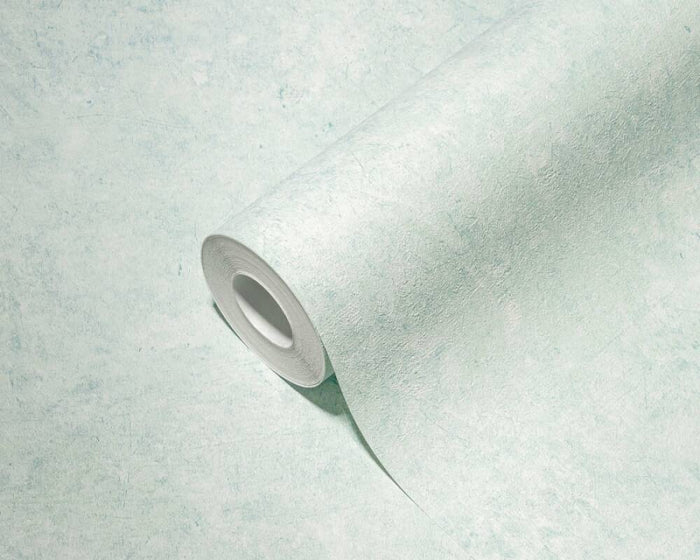 Distressed Plains Vinyl Wallpaper - Turquoise Green