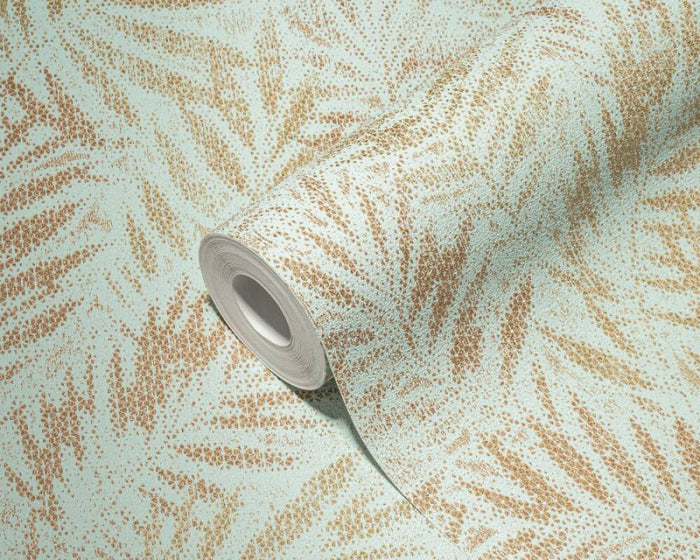 Don't Leaves Me Wallpaper (Metropolitan Stories 3 Collection) - Green/Gold