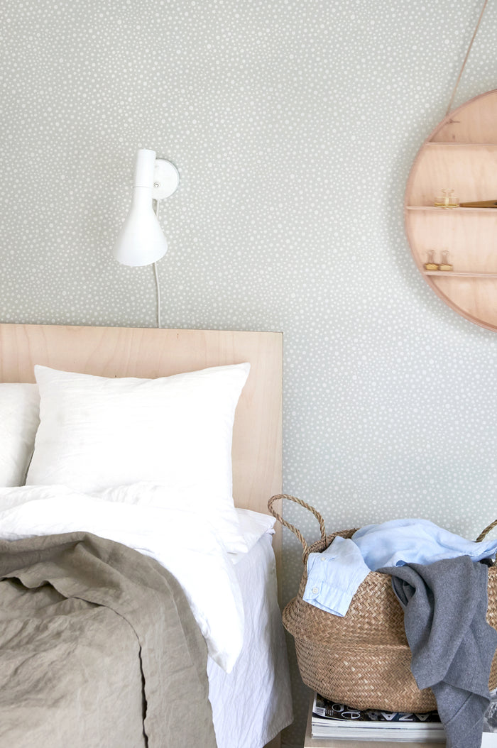 Dots Wallpaper - Grey