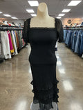 Dress Casual Maxi By Abercrombie And Fitch In Black, Size:Xs