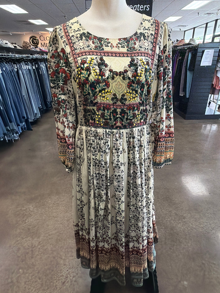 Dress Casual Maxi By Bhanuni By Jyoti In Floral Print, Size:6