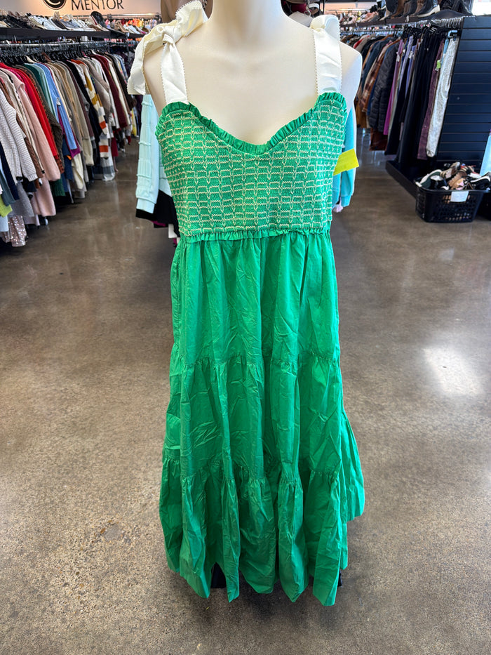 Dress Casual Maxi By Impressions In Green, Size:2X