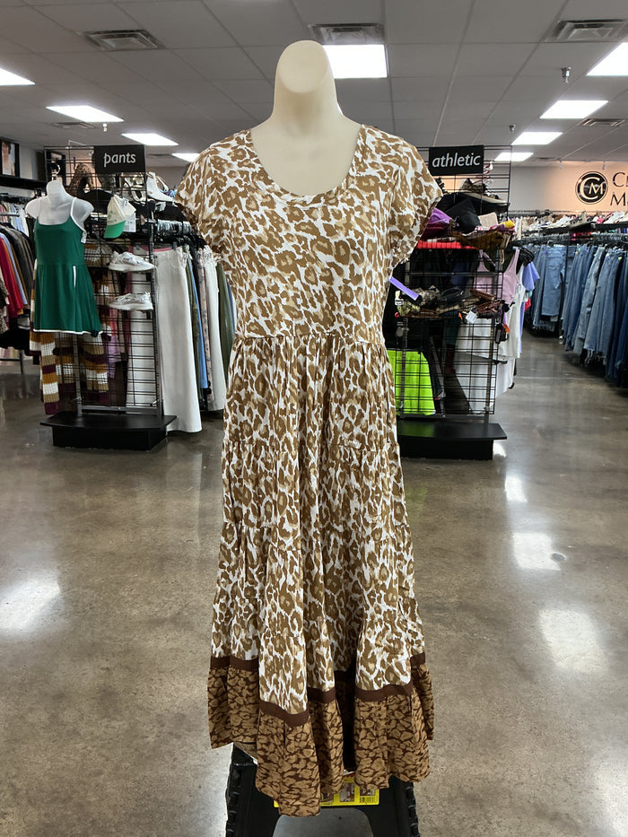 Dress Casual Maxi By Soft Surroundings In Animal Print, Size:Sp