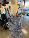 Dress Casual Short By 21 Saints In Polkadot Pattern, Size:M