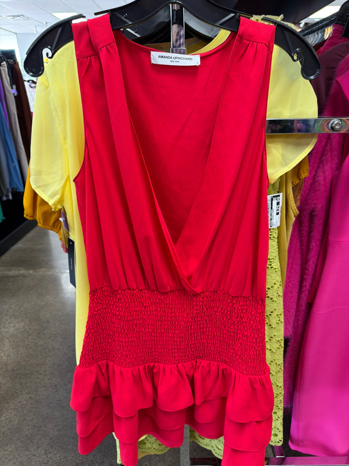 Dress Casual Short By Amanda Uprichard In Red, Size:M