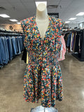 Dress Casual Short By Anthropologie In Floral Print, Size:L