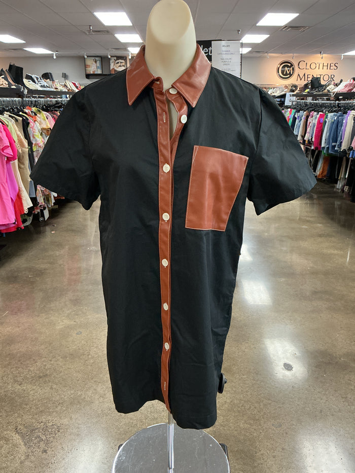 Dress Casual Short By Clothes Mentor In Black & Brown, Size:S