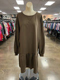 Dress Casual Short By Clothes Mentor In Brown, Size:Xl