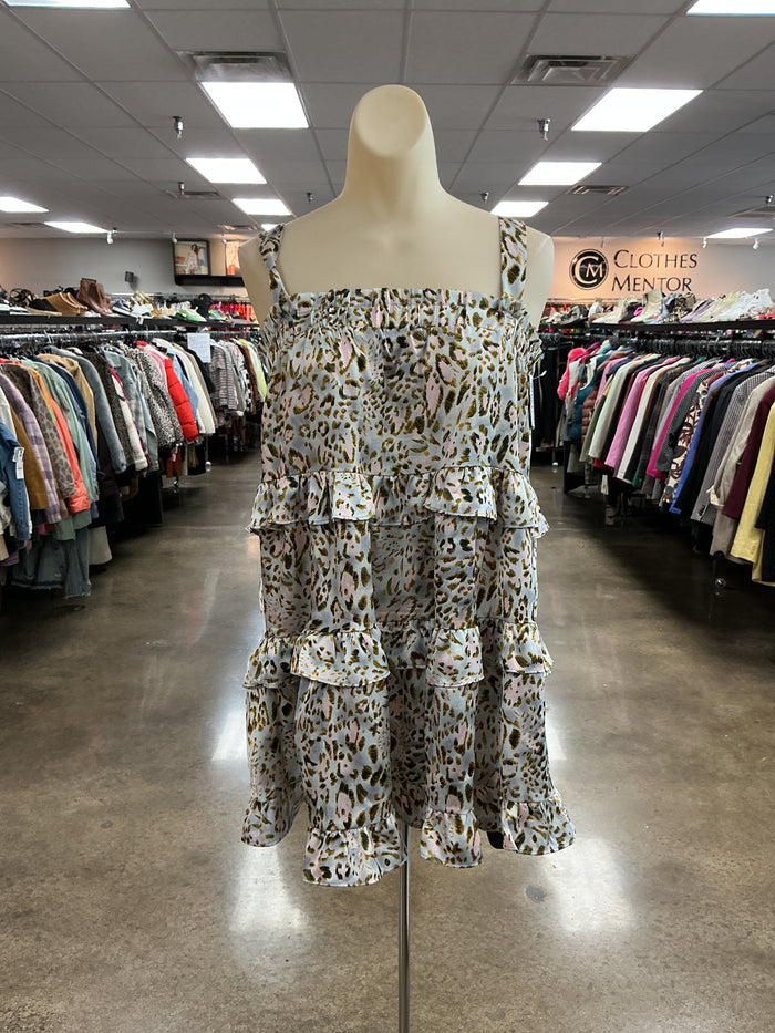 Dress Casual Short By Glam In Animal Print, Size:S