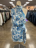 Dress Casual Short By Hello Molly In Blue & White, Size:4