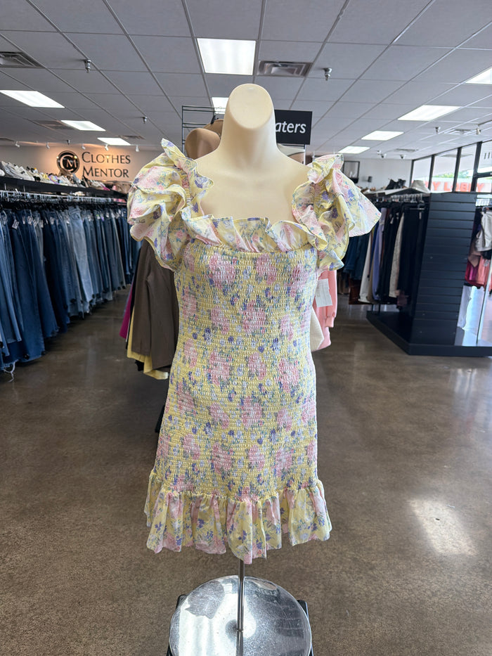 Dress Casual Short By Mable In Yellow, Size:L