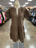 Dress Casual Short By Pomander Place In Brown, Size:Xs