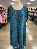 Dress Casual Short By Torrid In Black & Blue, Size:3
