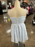 Dress Casual Short By Trixxi In Blue & White, Size:S