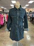 Dress Casual Short By Vici In Blue Denim, Size:L