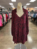 Dress Casual Short By Wonderly In Black & Red, Size:S