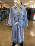 Dress Designer By Lilly Pulitzer In Blue, Size:8
