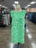Dress Designer By Lilly Pulitzer In Green & White, Size:8