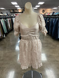 Dress Party Short By 4S13nna In Tan, Size:S