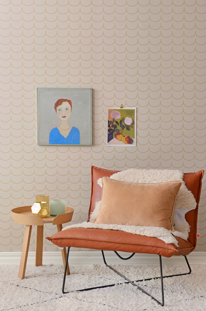 Drop Curtain Wallpaper