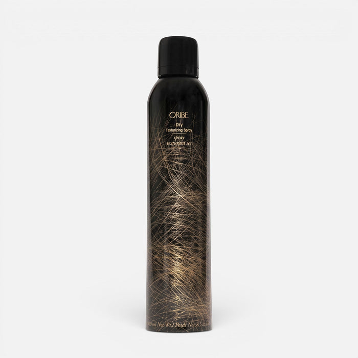 Shop Rescue Spa Oribe Dry Texturizing Spray bottle for volumizing hair and absorbing oil with a black and gold design.