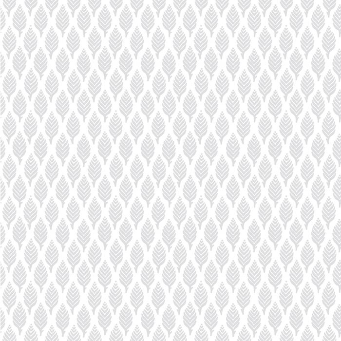 Dun Diamond Leaves Wallpaper - Grey