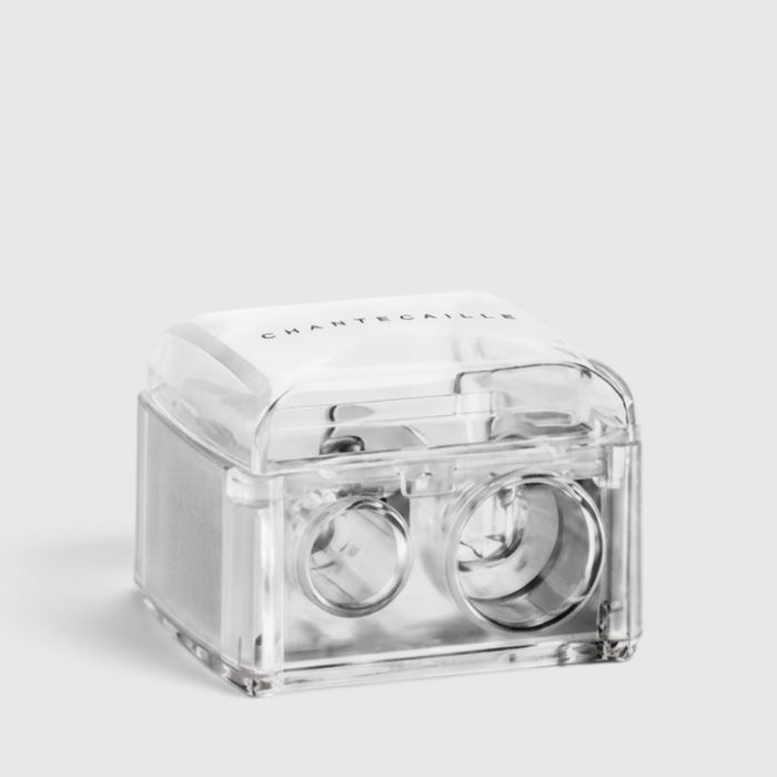 Shop Rescue Spa duo pencil sharpener with clear casing for slim and jumbo cosmetic pencils