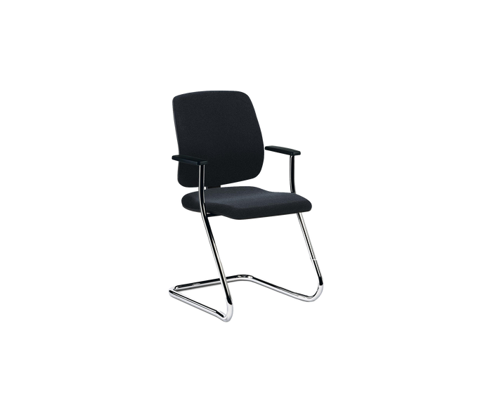 Early Bird Visitor Chair - Black